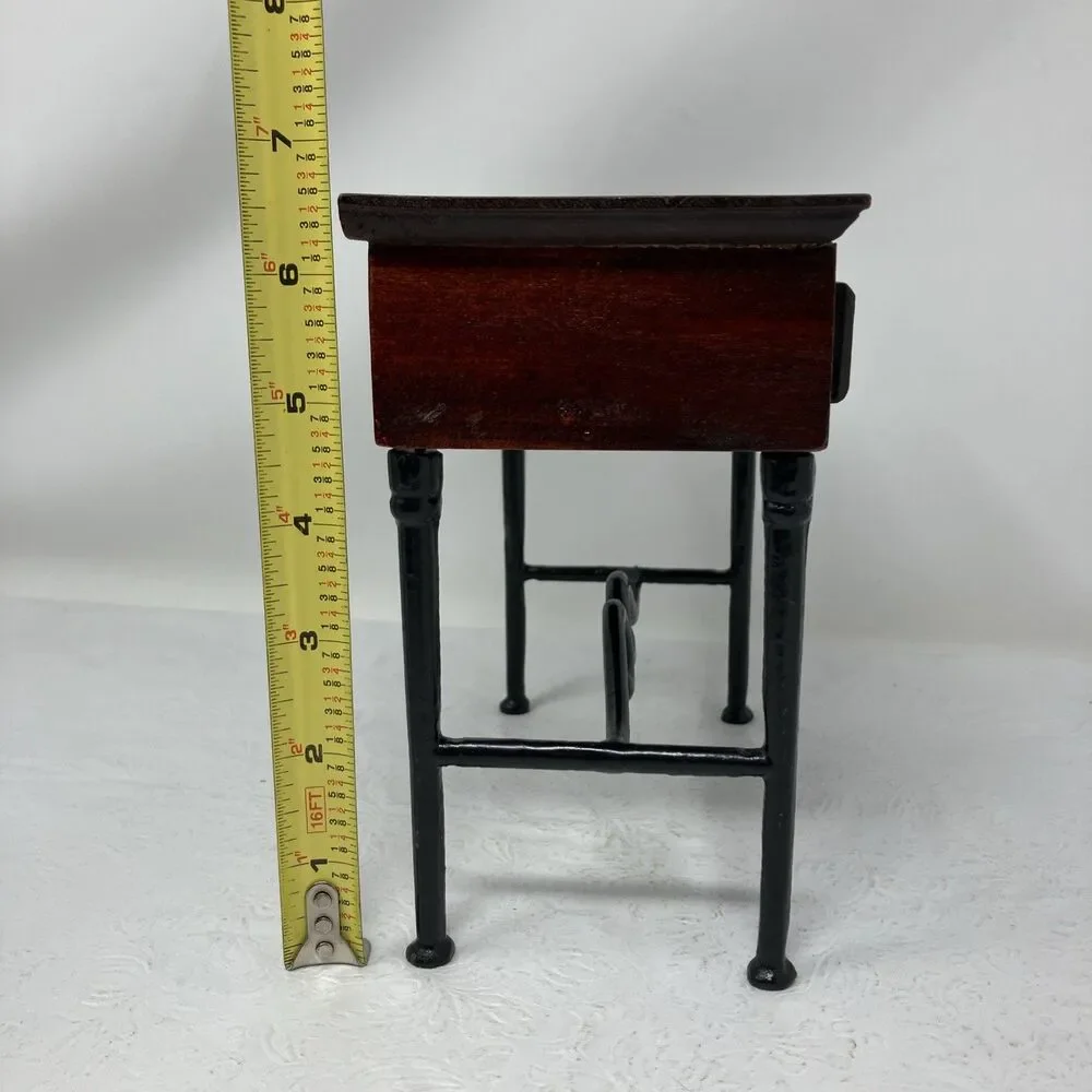 American Heirloom Collection Doll House Hall Table w Single Drawer 1:6 Wood